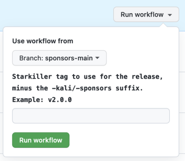 Sponsor Release Flow